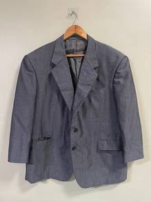 Courrèges Homme 90s Grey Wool Blend Blazer