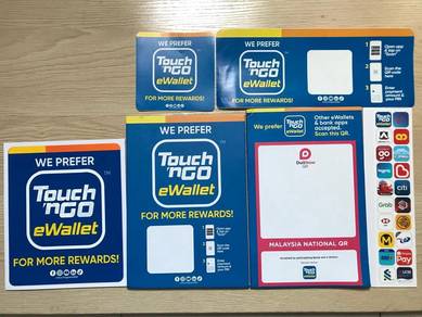 Touch 'n Go eWallet Stickers & Signages