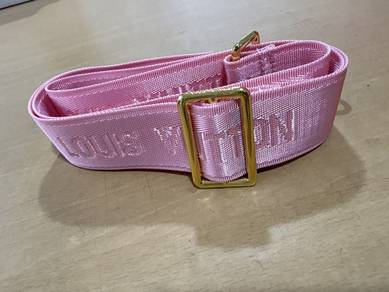 Pink LV adjustable strap