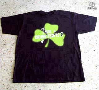 CONNORS Irish Beer T-Shirt Size L (New)