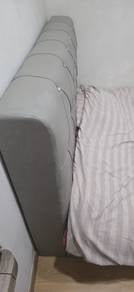 Queen-size bed with mattress