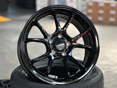 NEW 17 Lenso 95G Black Rim Civic CX3 WRV BRV CRV