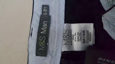 Marks and Spencer Black Chinos Khakis size 32