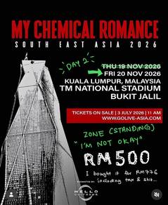 My Chemical Romance Day 2 Ticket