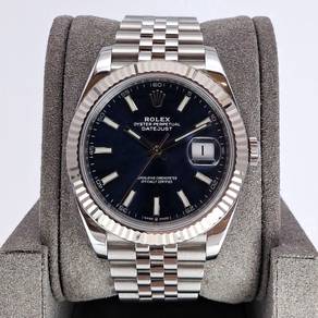 Lightly Used Oct 2019 Rolex Datejust 41 Blue