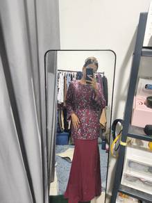 Baju Kurung Maroon
