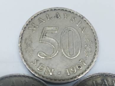 Syiling 50sen tahun 1967