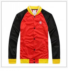 SWEATER RED BASEBALL VARSiTY JACKET FREE POSTAGES