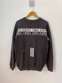 Adidas Boxy Three Stripes Graphic Sweatshirt