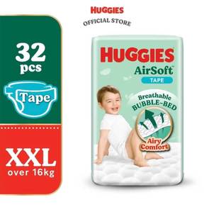 HUGGIES AirSoft Tape Diapers XXL