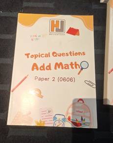 IGCSE Paper 2 (0606) Additional Maths PYP