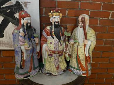 Fuk Luk Sau (Fu, Lu, Shou) 福禄寿 Three Immortals