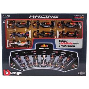 Burago Set of 7 F1 Red Bull Racing Cars 1:43, with