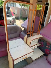 meja solek kayu vintage