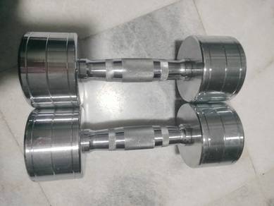 Dumbell Full Chromed 5kg X 2