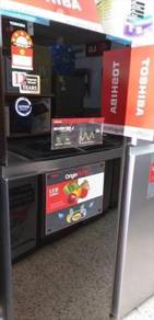 New TOSHIBA Black Glass Door Refrigerator