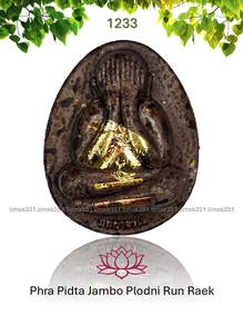 1233 泰国佛牌. Phra Pidta Jambo Plodni Amulet.