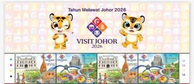 Mint Stamp Header Visit Johor Malaysia 2026