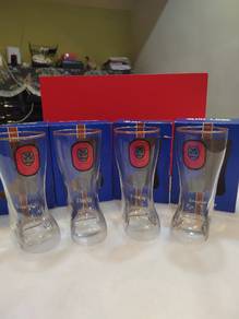 vintage Stiefel Anchor Beer boot glasses 