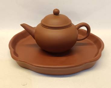 Vintage Clay Tea tray 早期潮汕泥茶盘
