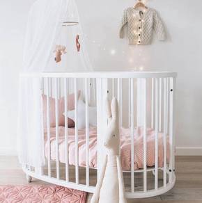 Luxury Baby Cot Adjustable Katil Bayi Mewah