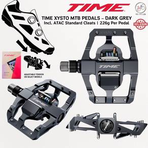 TIME XYSTO MTB Clipless Pedals Dark Grey