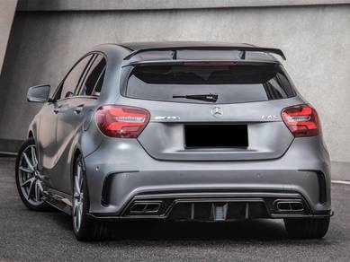 Mercedes W176 P Diffuser Carbon Bumper Lip Bodykit