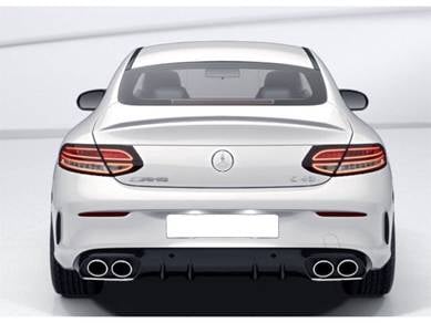Mercedes W205 Coupe C43 Diffuser Exhaust Tips