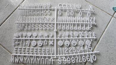 Alphabet Letters Wall Pecoration