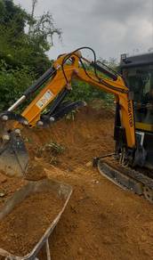 Mini Excavator 1 Tan