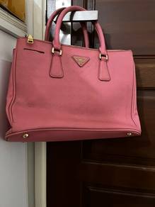 Pradx tote bag in pink leather
