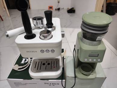 Petrus Espresso Machine & Petrus Bean Grinder