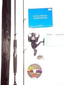 Shimano catana 4000hg reel combo pioneer rod