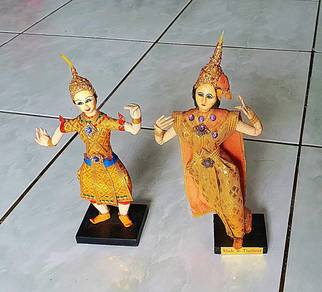 Bangkok Thailand Vintage Handmade Dancing 