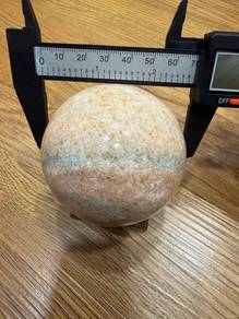 Sunstone Quartz Crystal Sphere 70mm