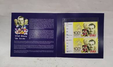Disney 100 years anniversary uncut commemorative n