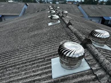 Wind Turbine Ventilator eluk Bahang . Teluk Kumbar