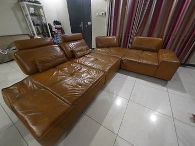 Sofa L-shape leather 