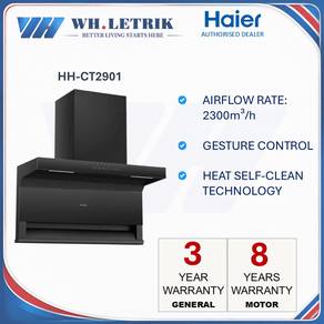 Haier Strong Suction Cooker Hood + Gesture Control