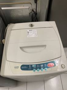 Auto Toshiba Mesin Basuh Automatic Clean Washer