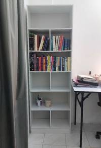 Book shelves 6 tiered (white)