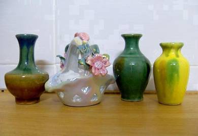 Mini Vases & Basket Collectibles