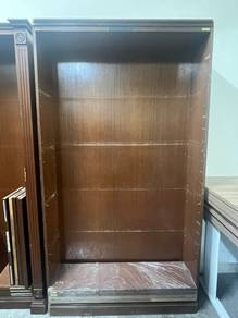 Executive Tall Wooden Bookcase (Wide)