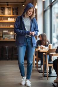 Adidas Zip Hoodie –Comfortable Daily Sports Jacket