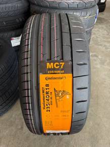 Tayar baru Continental mc7 235/40/18 2026 YEAR