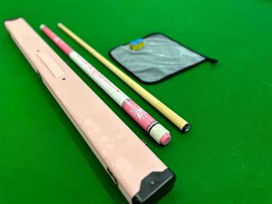 【Ready Stock】Pink Pool Cue with Pink Cue Case 13mm