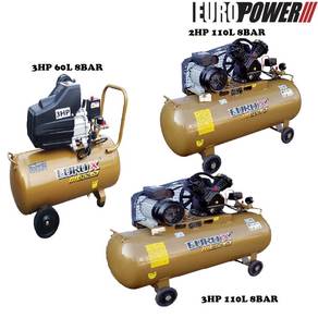 EuroX Air Compressor Compressor Angin 3HP 60L 8Bar