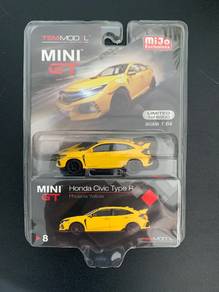 Mini GT Honda Civic Type R Phoenix Yellow