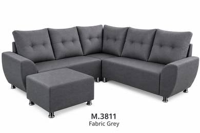 L Shape Sofa M3811F GY
