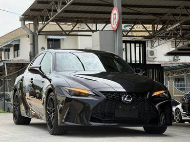 2021 Lexus IS 300 F SPORT MODE BLACK